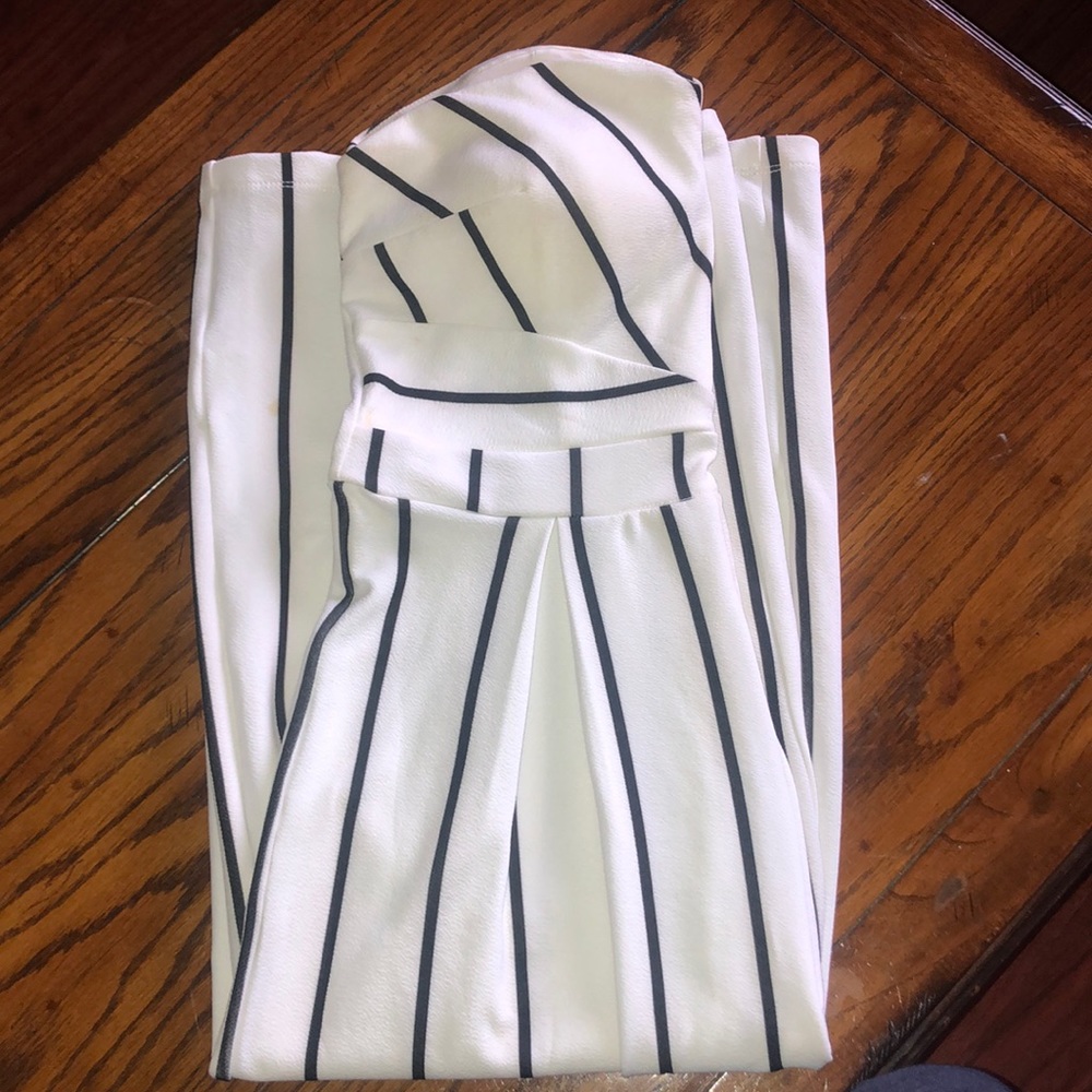 Venus Strapless Wide Leg one piece